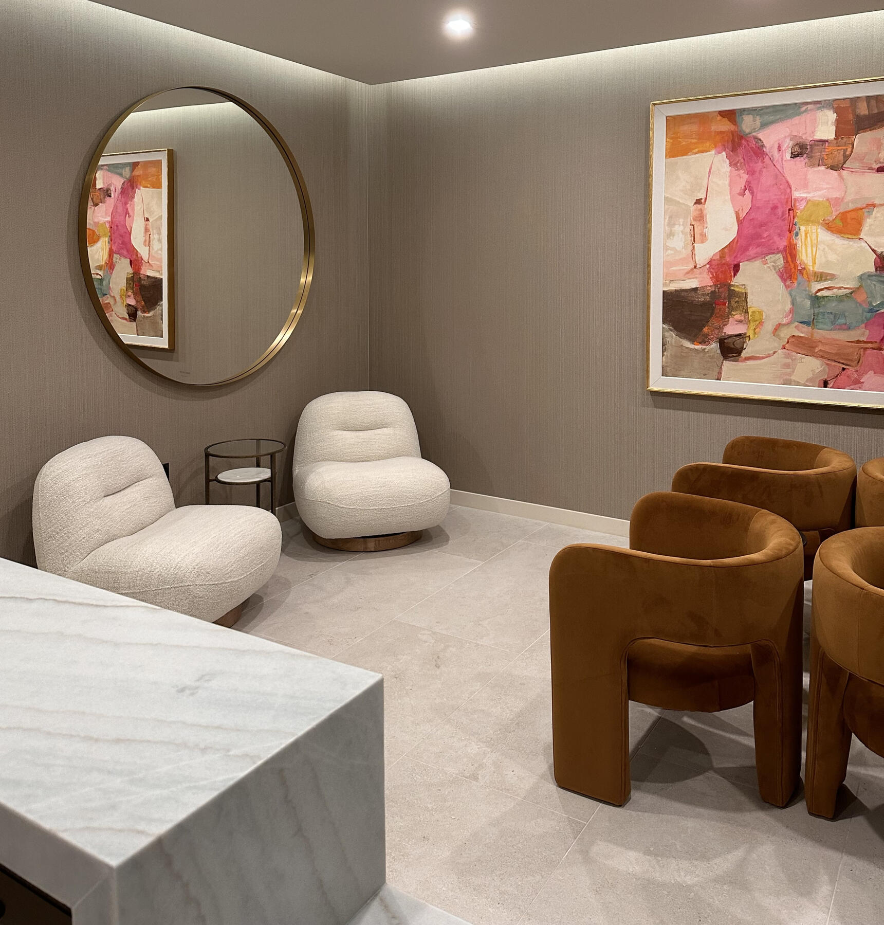 Fixtures + furniture for a woman-led surgery practice, specializing in breast reconstruction.