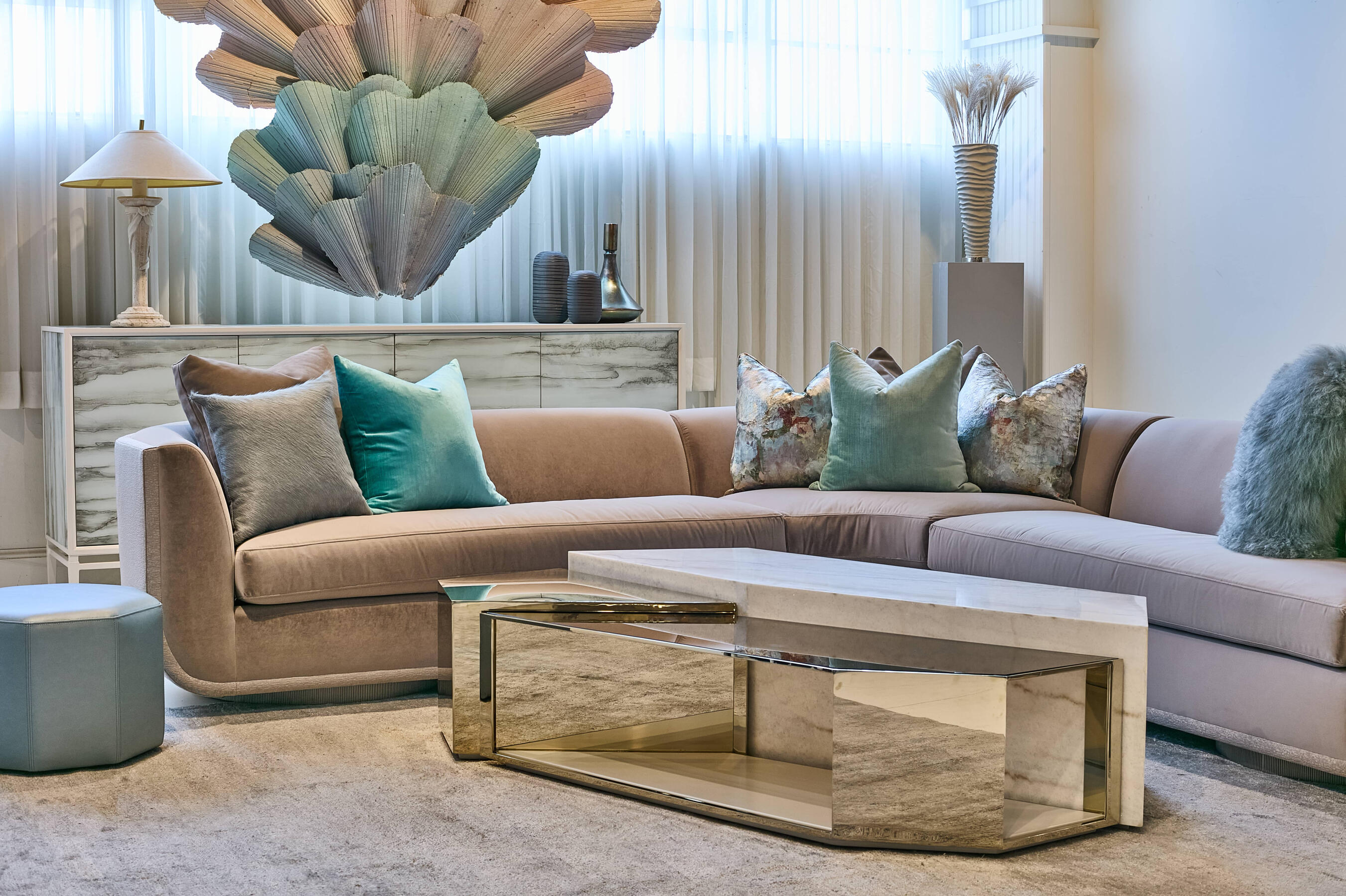 Interior styling + project management for a to the trade Showroom in DTLA.